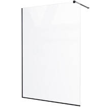 Душевое ограждение Walk-In Devit Style New DSN100200B 100x200 см, черный мат, фото №1