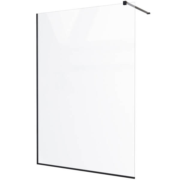 Душевое ограждение Walk-In Devit Style New DSN80200B 80x200 см, черный мат, фото 1