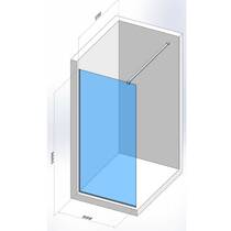 Душевое ограждение Walk-In Devit Style New DSN90200 90x200 см, хром, фото №2