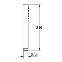 Ручний душ Grohe Rainshower Aqua Cube Stick 26885000 хром, фото №4