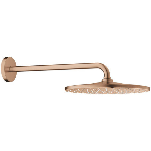 Верхній душ Grohe Rainshower 310 Mono 26558DL0 з кронштейном, теплий захід сонця (брашоване рожеве золото)