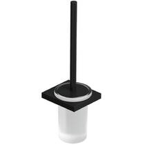 Щітка для унітаза Kludi Vela C 3197439 з тримачем, чорний матовий, фото №1