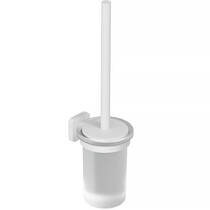 Щітка для унітаза Kludi Vela S 2597453 з тримачем, білий матовий, фото №1