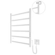 Рушникосушарка електрична Hygge Family Leeds 6.1.0800.06.WM 570x430 мм в комплекті з прихованим підключенням, білий матовий, фото №3