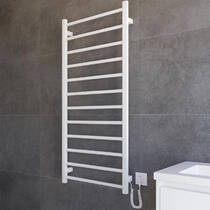 Рушникосушарка електрична Hygge Family Leeds 6.1.0805.06.WM 1170x530 мм в комплекті з прихованим підключенням, білий матовий, фото №1