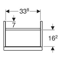 Тумба для раковини Geberit iCon 502.300.01.2 підвісна, білий глянець, фото №3