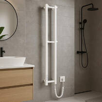 Полотенцесушитель электрический Hygge Family Slim 3.164.045797.WM 1170х140 мм в комплекте со скрытым подключением, белый матовый, фото №1