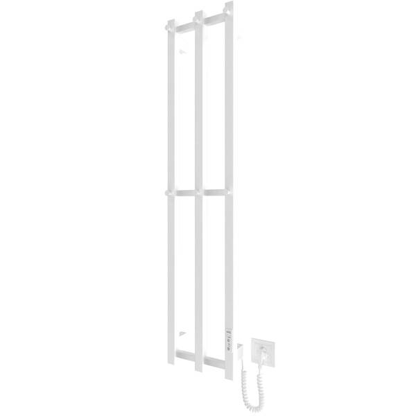 Рушникосушарка електрична Hygge Family Slim 3.164.045798.WM 1170х250 мм в комплекті з прихованим підключенням, білий матовий, фото 1