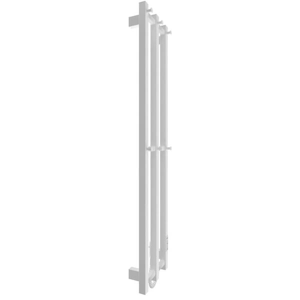 Рушникосушарка електрична Hygge Family Slim 3.164.045798.WM 1170х250 мм в комплекті з прихованим підключенням, білий матовий, фото 3