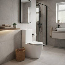 Унітаз-компакт Devit Do It 3010510 безобідковий з кришкою soft-close, Vortex Flush, білий , фото №1