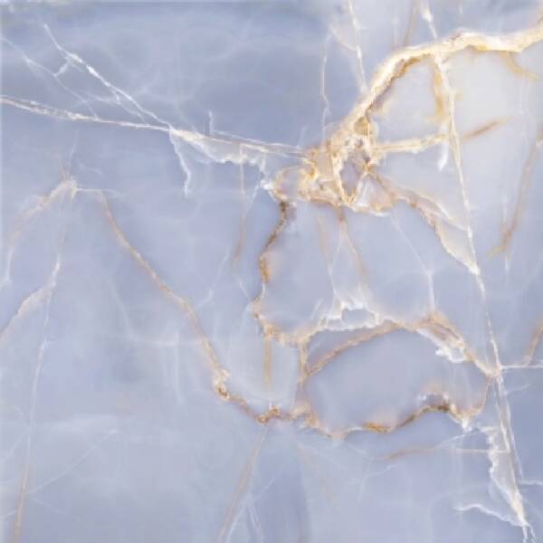 Керамограніт Golden Tile Onyx Blue блакитний 7А3580 60х60 см