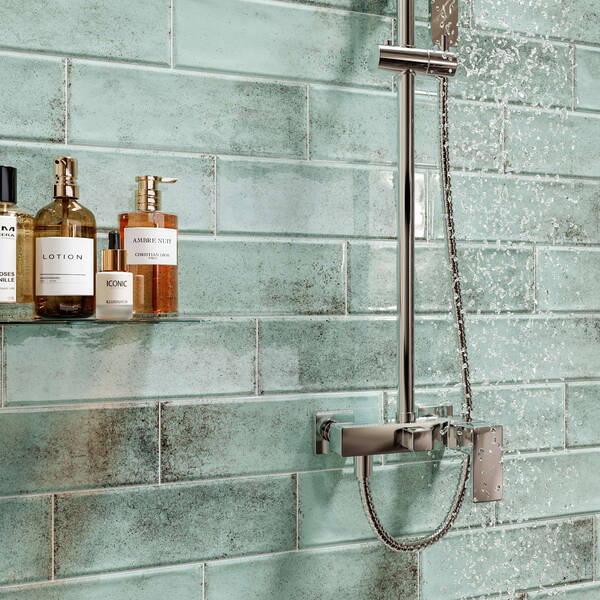 Плитка Golden Tile Vintage мятный VGL051 10x30 см - купить в
