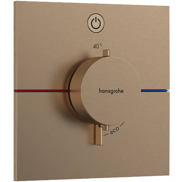 Смеситель скрытого монтажа для душа Hansgrohe ShowerSelect Comfort E 15571140 с термостатом, бронза матовый, фото 1