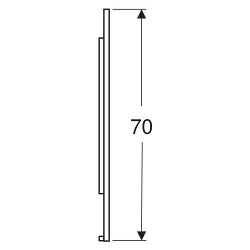 Дзеркало Geberit Option Plus Square 502.787.00.1 з LED-підсвічуванням 1600х700 мм, фото 4