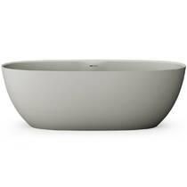 Ванна из искусственного камня PAA Bella VABELS/03 170х80 см с встроенным сифоном, цвет Matte Gray, фото №1