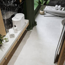 Керамограніт Cerrad Modern Concrete Silky Cristal Silver 120х120 см, фото №1