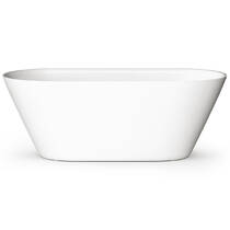 Ванна из искусственного камня Devit Style Lite 17070130WL 167x72,5 см без перелива, с интегрированным сифоном, белый глянец, фото №1