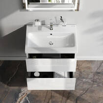 Тумба з раковиною AM.PM Gem MGA-FHX06022WG-WCC0602WG підвісна 60 см білий глянець, фото №5