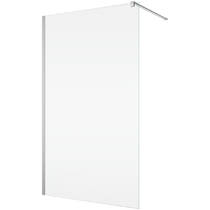 Душевая стенка Ronal Easy Walk-in STR4PA61005007 100х200 см профиль хром, стекло прозрачное, фото №1
