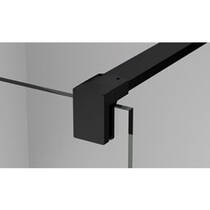 Душевая стенка Ronal Easy BlackLine Walk-in STR4PA61200607 120х200 см профиль черный матовый, стекло прозрачное, фото №4