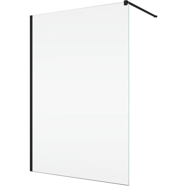 Душевая стенка Ronal Easy BlackLine Walk-in STR4PA61200607 120х200 см профиль черный матовый, стекло прозрачное, фото 2