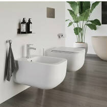 Унітаз підвісний SDR Neos K4, WCSN + CWNS безобідковий з системою зливу Vertigo, з кришкою soft close та кріпленням, білий, фото №4