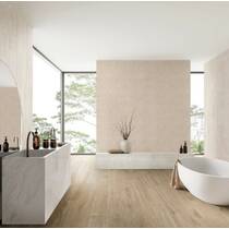 Плитка Ragno RCUL Travertino Wall Cross Beige Rett 40х120 см, фото №2