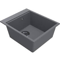 Кухонна мийка Miraggio Lagoon 420 Gray сірий матовий, фото №1