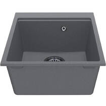 Кухонна мийка Miraggio Lagoon 420 Gray сірий матовий, фото №3