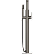 Змішувач для ванни Grohe Lineare 23792AL1 підлоговий, графіт темний матовий, фото №2