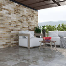 Керамогранит Golden Tile Klinker Brick бежевый KB1010 6х25 см, фото №3