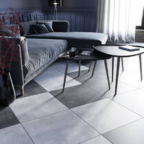 Керамограніт Golden Tile Lofty Антрацит 4LУ800 40x40 см, фото №4