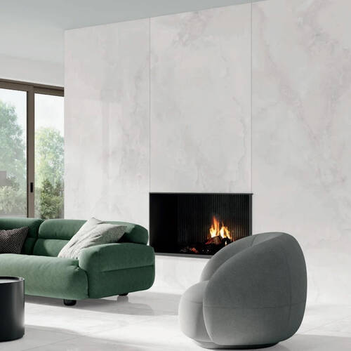 Керамогранит Alaplana Bibury White Polished 120x280 см, фото 2