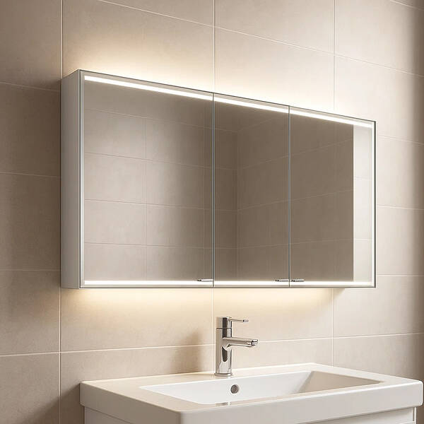 Дзеркальна шафа Emco Asis 9897 070 10 з LED-підсвічуванням 1588х639 мм, фото 4