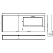 Дзеркальна шафа Emco Asis 9897 070 10 з LED-підсвічуванням 1588х639 мм, фото №3