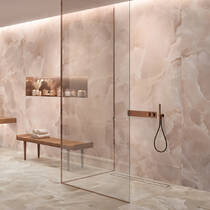 Керамограніт Mirage Onyce Rose ON 04 PRL SQ 120x120 см, фото №3