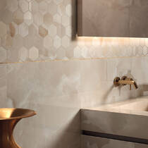 Керамограніт Mirage Onyce Coconut ON 01 PRL SQ 120x120 см, фото №4