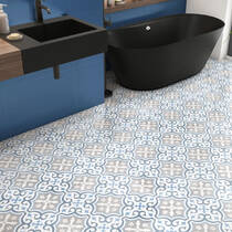 Плитка Ceramica Deseo G Canterbury Blue Mat Pri. 45x45 см, фото №1