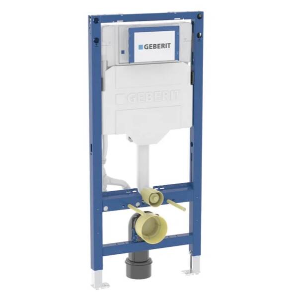 Інсталяція для унітаза Geberit Duofix 111.300.00.6, 112 см, зі змивним бачком прихованого монтажу Sigma 12 см, фото 1