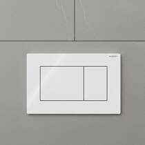 Клавіша змиву Geberit Sigma01 square 115.660.11.1 білий глянець