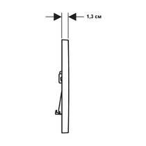 Клавіша змиву Geberit Sigma01 square 115.660.DW.1 чорний глянець, фото №4