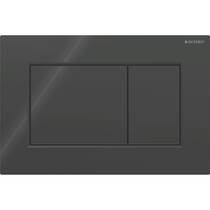 Клавіша змиву Geberit Sigma01 square 115.660.DW.1 чорний глянець