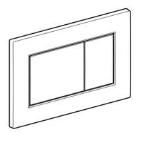 Клавіша змиву Geberit Sigma01 square 115.660.JQ.1 хром матовий, фото №2