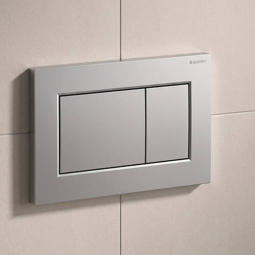 Клавіша змиву Geberit Sigma01 square 115.660.JQ.1 хром матовий, фото 1