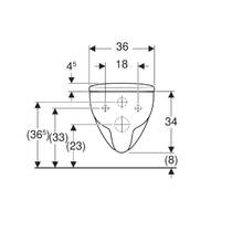 Подвесной унитаз Geberit Selnova TurboFlush 503.083.00.1 с сиденьем Soft Close, фото №4