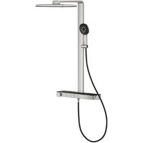 Душова система Grohe Rainshower Aqua Pure 100962DC00 з термостатом, суперсталь, фото №4