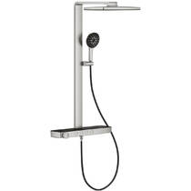 Душова система Grohe Rainshower Aqua Pure 100962DC00 з термостатом, суперсталь, фото №2
