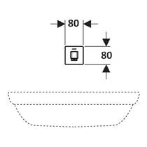 Смеситель скрытого монтажа для раковины Geberit Brenta 116.274.SN.1 электронный, стальной, фото №2