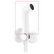 Гигиенический душ Hansgrohe 94569700 белый матовый (запчасть), фото 2