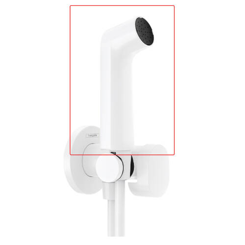 Гигиенический душ Hansgrohe 94569700 белый матовый (запчасть), фото 2